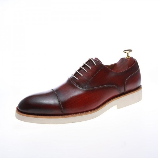 Dress height increasing genuine leather custom formal luxury made in British shoes for men 