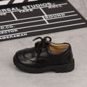 Spring and autumn boys' and girls' students' black leather shoes and leather children's shoes