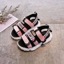 Children's sandals 2020 summer new children's shoes Korean boy's casual Ribbon Sandals girl's parent-child beach shoes
