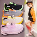 Boys' shoes 2019 autumn new middle and small children's flying woven breathable children's sports shoes girls' casual shoes baby shoes