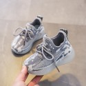 Girls' shoes 2020 new sports shoes boys' casual shoes single shoes breathable mesh shoes spring children's shoes trend

