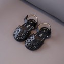Girls' knitting shoes 2020 summer new baby shoes Korean hollow princess shoes Soft Sole Baby walking shoes
