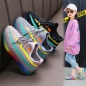 Children's flying knitting sneakers 2020 new spring and summer boys and girls coconut shoes baby mesh breathable dad shoes
