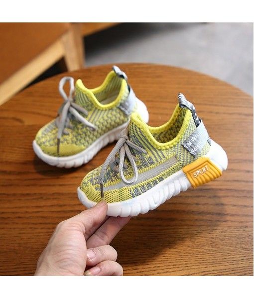 2020 summer new children's sports shoes men's and women's breathable flying mesh shoes terracotta warriors coconut shoes
