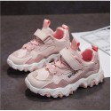 2020 spring new children's sports shoes boys' casual shoes girls' running shoes non slip mesh students' wave shoes
