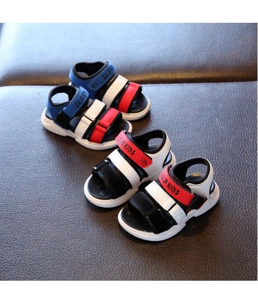 2020 summer new children's sandals boys' and girls' beach shoes small and medium-sized children's walking shoes soft bottom non slip baby shoes

