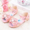 Girls' Sandals New children's princess shoes in summer 2020 soft bottom little girl fish mouth sandals ice snow shoes
