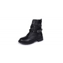 Boots children 2020 autumn and winter new flat bottomed thick heel Martin boots high top Knight boots large short boots foreign trade women's shoes 