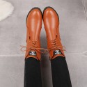 Foreign trade large size Martin boots women 2021 new plush Women European and American cross-border flat bottomed thick heel women's short boots are directly supplied by manufacturers