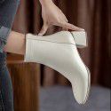 Hanban fashion boots autumn 2021 new elastic thin boots children's thick heel bare boots Chelsea short boots fashion women's Boots 