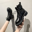 British style Martin boots women's fashion in autumn 2021 new European and American thick soled handsome short cylinder locomotive women's boots batch 