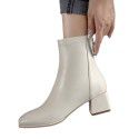 Hanban fashion boots autumn 2021 new elastic thin boots children's thick heel bare boots Chelsea short boots fashion women's Boots 