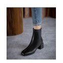 Hanban fashion boots autumn 2021 new elastic thin boots children's thick heel bare boots Chelsea short boots fashion women's Boots 