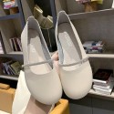 2021 spring new flat sole single shoes women's round head shallow mouth pea shoes Rhinestone flat sole women's shoes wholesale 