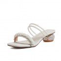 Two sandals fairy 2021 summer new one-piece sandals with sandals 