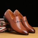 2021 new men's leather shoes one step on British men's pointed versatile men's shoes fashion small leather shoes one hair substitute