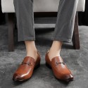 2021 new men's leather shoes one step on British men's pointed versatile men's shoes fashion small leather shoes one hair substitute
