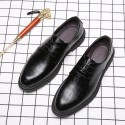 New wedding shoes, genuine leather business casual shoes, formal office men's shoes, youth dating trendy shoes, new companion shoes