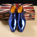 British pointed leather shoes men's fashion bright leather men's shoes foreign trade leather shoes Amazon wishlazada