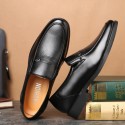 2021 new men's shoes gentlemen's formal business leather shoes banquet cross-border special casual shoes breathable, wear-resistant and anti-skid tide