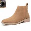 2020 autumn winter new warm shoes frosted Martin boots men's Retro Chelsea leather boots casual men's Boots 