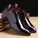 Express Amazon wishlazada bright leather men's shoes British business leather shoes foreign trade fashion shoes wholesale