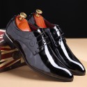 Express Amazon wishlazada bright leather men's shoes British business leather shoes foreign trade fashion shoes wholesale