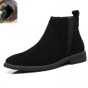 2020 autumn winter new warm shoes frosted Martin boots men's Retro Chelsea leather boots casual men's Boots 