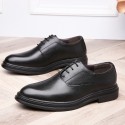 New wedding shoes, genuine leather business casual shoes, formal office men's shoes, youth dating trendy shoes, new companion shoes