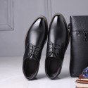 2021 new business casual men's shoes formal office leather shoes men's cross-border special for large wedding small white shoes youth 