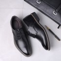 2021 new business casual men's shoes formal office leather shoes men's cross-border special for large wedding small white shoes youth 