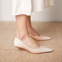 338-26 wedding shoes women's 2021 spring new Korean Sequin gradient high heels pointed shallow mouth banquet Bridesmaid single shoes