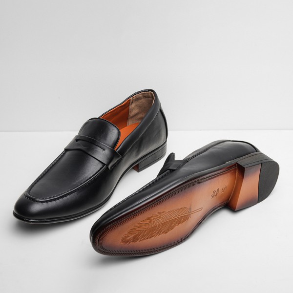 Summer new suit business men's shoes, casual pointed formal clothes, Lefu shoes and black leather shoes 