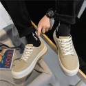 2021 new men's Hong Kong style casual shoes warm thick soled round head men's shoes in spring and autumn Japanese ugly cute big head board shoes 