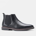 Autumn new men's leather shoes one foot, leather boots, old British business low heel shoes, Chelsea men's Boots 