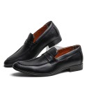 Summer new suit business men's shoes, casual pointed formal clothes, Lefu shoes and black leather shoes 