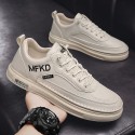 New Korean casual men's low top board shoes retro British style overshoot small leather shoes fashion youth men's shoes wholesale 