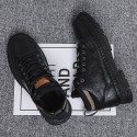 New fashion outdoor men's work shoes winter Plush warm Martin boots men's Retro High help men's cotton shoes 