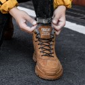 New large men's casual shoes winter Plush warm outdoor Martin boots fashion high helper men's shoes