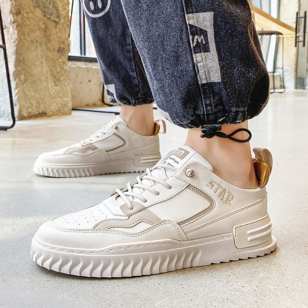 2021 fashion one foot men's casual shoes Korean version low top youth footboard shoes trend color matching casual shoes men 