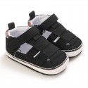 Summer 0-1 year old foreign trade toddler shoes canvas sandals soft soled baby shoes baby shoes