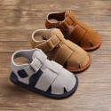 0-1 year old summer baby walking shoes Baotou soft soled sandals casual baby shoes