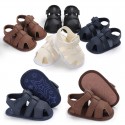 Baby shoes summer men's baby 0-1 years old foot wrapped solid color sandals toddlers one hair substitute