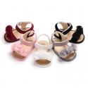 Baby shoes toddler shoes 0-1 year old summer female baby shoes summer silicone sandals one hair substitute