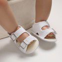 Summer 0-1-year-old baby walking shoes silicone rubber soled breathable sandals baby shoes