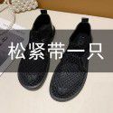 Shoes summer Baotou mesh sandals women's summer soft sole 2022 breathable hollow mesh face big head one foot doll shoes hot