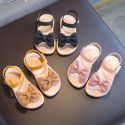 Nvbao sandals Girls Summer 2021 new children's soft bottom fashion little girl princess shoes beach open toe sandals