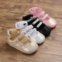 Spring and summer 0-1-year-old baby walking shoes soft sole wisp empty baby shoes lovely princess shoes summer sandals