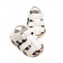 0-1-year-old Plaid handmade sandals baby shoes toddler shoes baby shoes one hair substitute