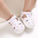 Summer 0-6-12 months male baby Baotou sandals baby shoes soft soled non slip breathable walking shoes indoor